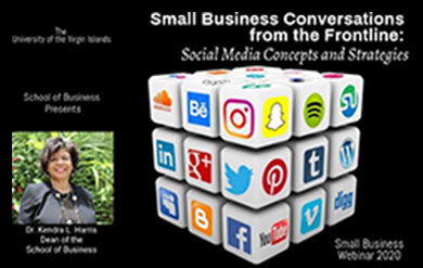 The School of Business Social Media Webinar Flyer